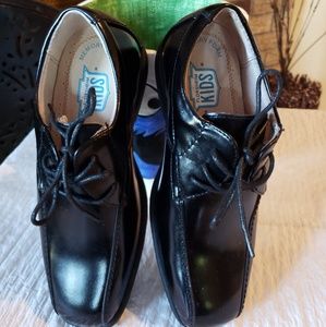 Florsheim Kids Black Tie Dress Shoes